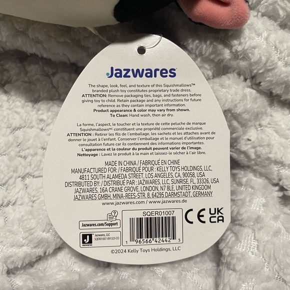 Squishmallows Connor the cow with flowers - Picture 4 of 5